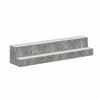Rahy Bottle Display Shelf with LED & Music | 2 Tiers | 37" Gray Wood
