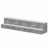Rahy Bottle Display Shelf with LED & Music | 2 Tiers | 37" Gray Wood
