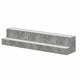 Rahy Bottle Display Shelf with LED & Music | 2 Tiers | 37" Gray Wood