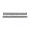 Rahy Bottle Display Shelf with LED & Music | 2 Tiers | 37" Gray Wood