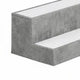 Rahy Bottle Display Shelf with LED & Music | 2 Tiers | 37" Gray Wood