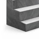 Rahy Bottle Display Shelf with LED & Music | 3 Tiers | 24" Gray Wood
