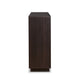 Dina Wine Cabinet Bar w 4 Shelves | Stemware Rack | Espresso Brown 47"