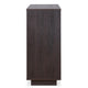Dina Wine Cabinet Bar w 2 Doors | Stemware Rack | Espresso Brown 47"