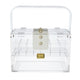 Makeup Storage Box with Handle | 9" Clear See Thru Acrylic Organizer