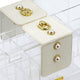Makeup Storage Box with Handle | 9" Clear See Thru Acrylic Organizer