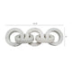 Decorative Interlinked Chain Sculpture Statue | 18" Solid White Marble