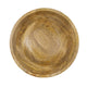 Decorative Bowl | Tapered 12" Round | Textured Brown Mango Wood Finish