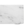 Decorative Tray with Raised Edges | 22x8" Rectangular White Marble