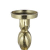 Doz Candle Holder | White Marble Base | 17" Gold Sphere Balls Stem