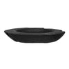 Sina Decorative Live Edge Accent Bowl | 16" Black Teak Wood
