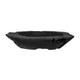 Sina Decorative Live Edge Accent Bowl | 16" Black Teak Wood