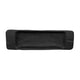 Sina 19" Long Narrow Decorative Live Edge Tray | Black Teak Wood