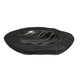 Decorative Organic Accent Bowl | Live Edge | 12" Black Teak Wood