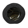Decorative Organic Accent Bowl | Live Edge | 12" Black Teak Wood
