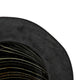 Decorative Organic Accent Bowl | Live Edge | 12" Black Teak Wood