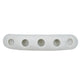 Arched Taper Candle Holder | Modern 10" White Marble | Holds 4 Candles