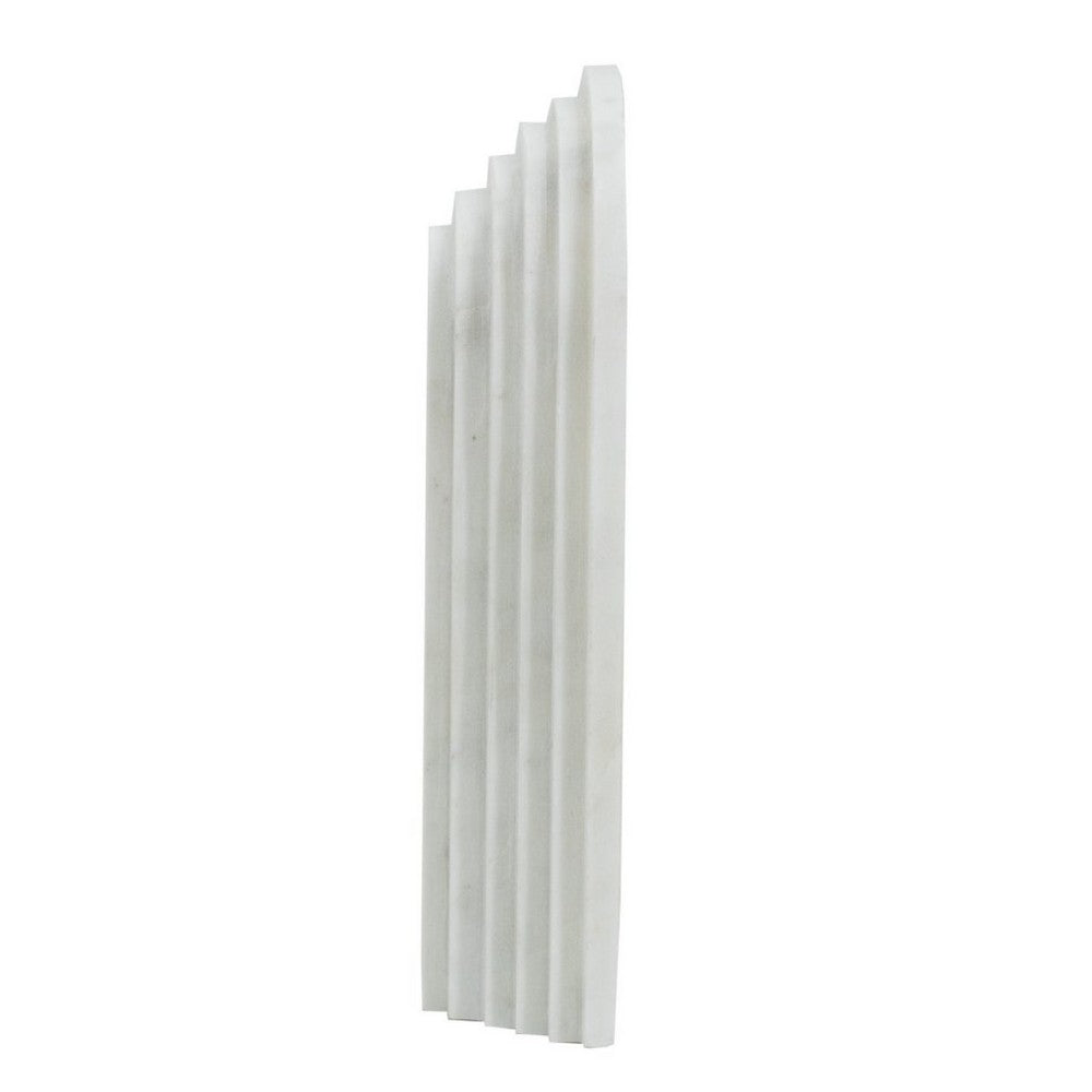 Koa Decorative Arched Roman Architecture Sculpture | 10" White Marble