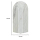 Koa Decorative Arched Roman Architecture Sculpture | 10" White Marble