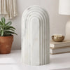 Koa Decorative Arched Roman Architecture Sculpture | 10" White Marble