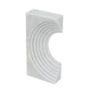 Koa Decorative Roman Sculpture | Layered Architecture | 10" White Marble