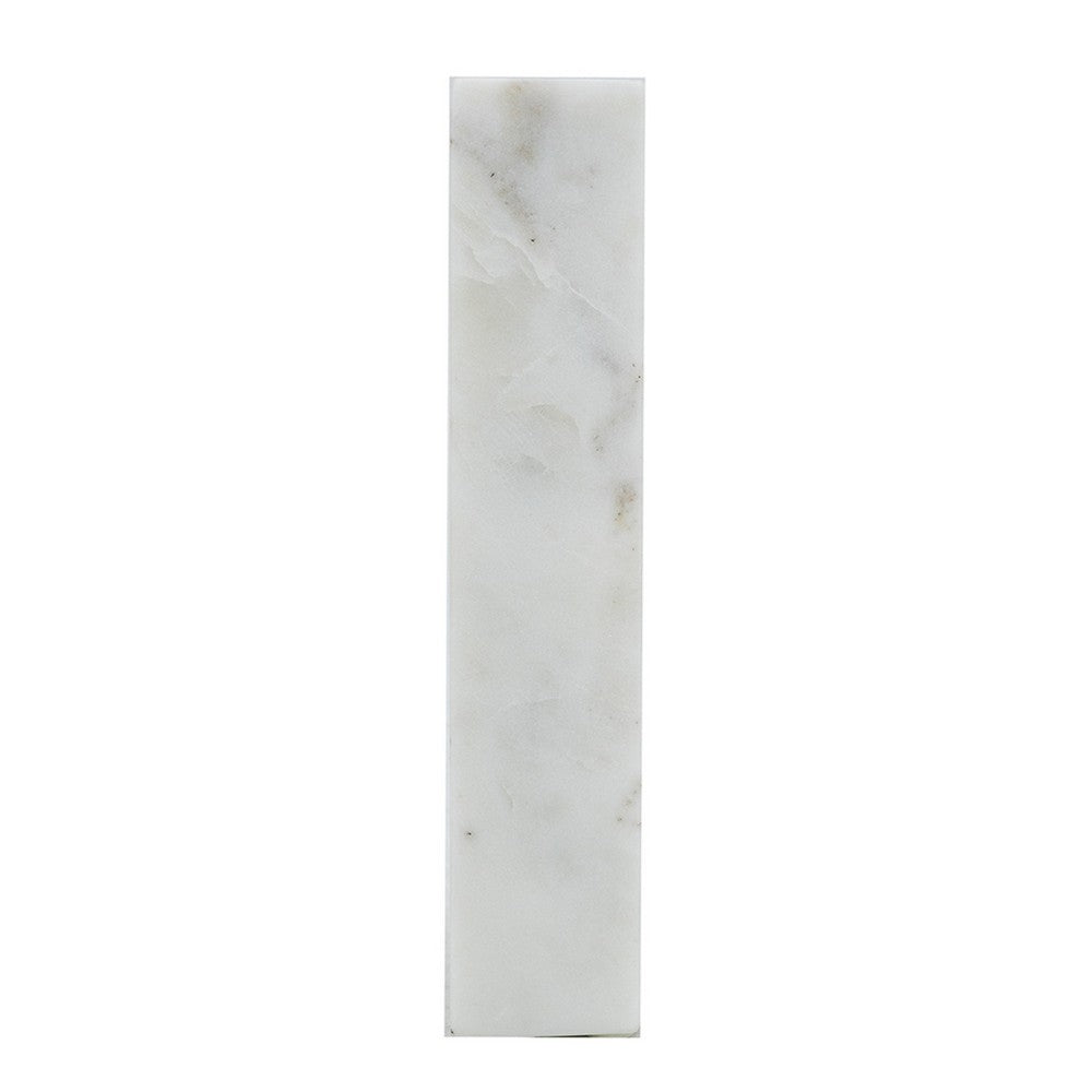 Koa Decorative Roman Sculpture | Layered Architecture | 10" White Marble
