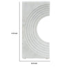 Koa Decorative Roman Sculpture | Layered Architecture | 10" White Marble