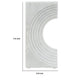 Koa Decorative Roman Sculpture | Layered Architecture | 10" White Marble