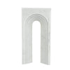 Koa Decorative Roman Sculpture Arch Doorway Design | 10" White Marble