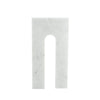 Koa Decorative Roman Sculpture Arch Doorway Design | 10" White Marble