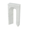Koa Decorative Roman Sculpture Arch Doorway Design | 10" White Marble