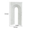 Koa Decorative Roman Sculpture Arch Doorway Design | 10" White Marble