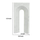 Koa Decorative Roman Sculpture Arch Doorway Design | 10" White Marble