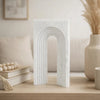 Koa Decorative Roman Sculpture Arch Doorway Design | 10" White Marble
