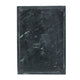 Decorative Tray with Gold Inlay | Raised Edges | 14" Black Marble