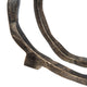Decorative Twisted Loop Candle Holder | 11" Antique Gold Aluminum