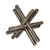 Jack Like Sculpture for Tabletop Decor | 12" Dark Gold Black Finish