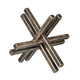 Jack Like Sculpture for Tabletop Decor | 12" Dark Gold Black Finish