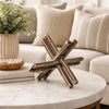Jack Like Sculpture for Tabletop Decor | 12" Dark Gold Black Finish