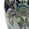 Botanical Ginger Jar with Lid | Classical Blue White Floral Motifs | 11"