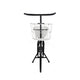Indoor Outdoor Bicycle Plant Stand w Basket | White | 39" Black Iron