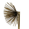Nian Sunburst Statuary w White Marble Base | Gold Metal Spokes | 14"