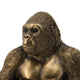 Tessy Seated Gorilla Figurine | Lifelike Bronze Polyresin Details | 8"