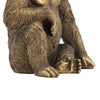 Tessy Seated Gorilla Figurine | Lifelike Bronze Polyresin Details | 8"