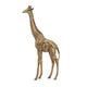Norie Giraffe Figurine | Textured Sculpture Detail Polyresin Copper 16"