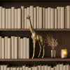 Norie Giraffe Figurine | Textured Sculpture Detail Polyresin Copper 16"
