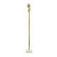 Valeri Large Decorative Human Figurine | Marble Base | Gold Aluminum 32"