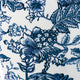 Macy Wide Decorative Vase | Traditional Floral Blue White Porcelain 12"