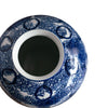 Caleb Decorative Vase | Speckled Glazed Finish | Blue-White Porcelain 9"