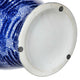 Jonah Ginger Jar | Speckled-Circular Patterns | Blue-White Porcelain 17"